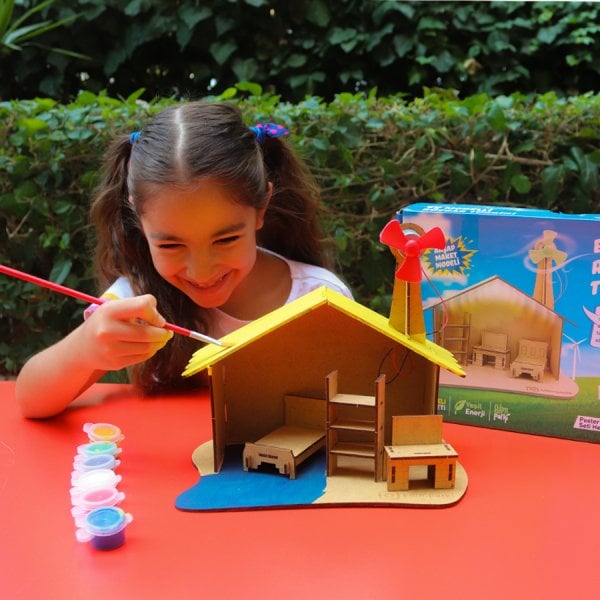 EV MODELLİ RÜZGAR TİRBÜNÜ