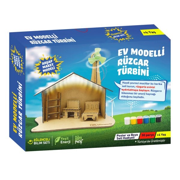 EV MODELLİ RÜZGAR TİRBÜNÜ