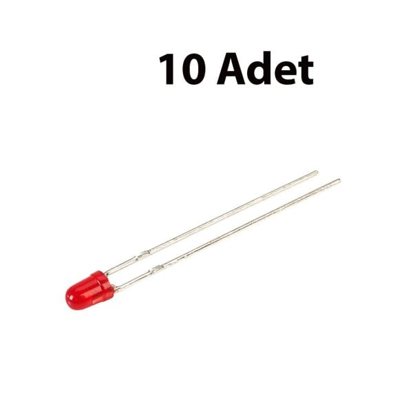 KIRMIZI LED(10 ADET)