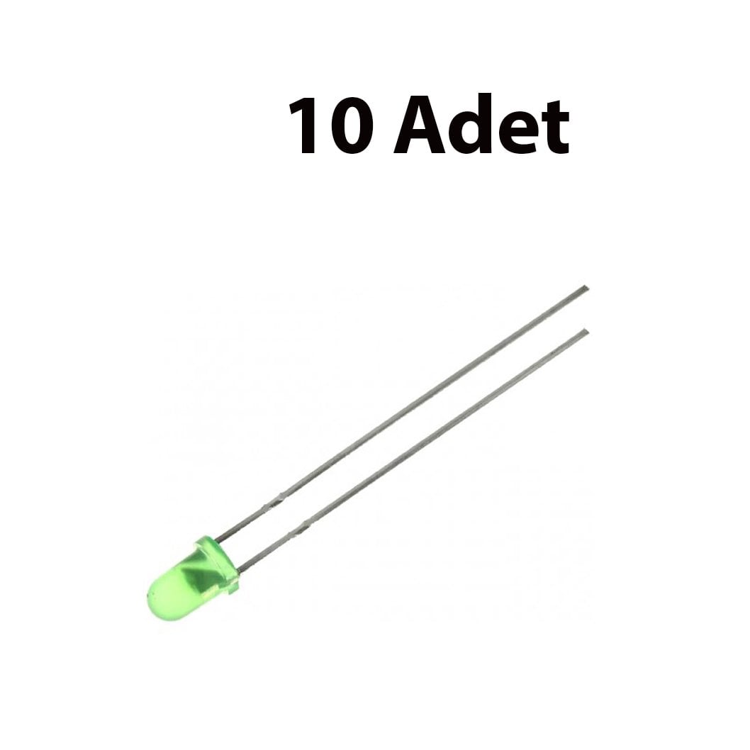 YEŞİL LED(10 ADET)