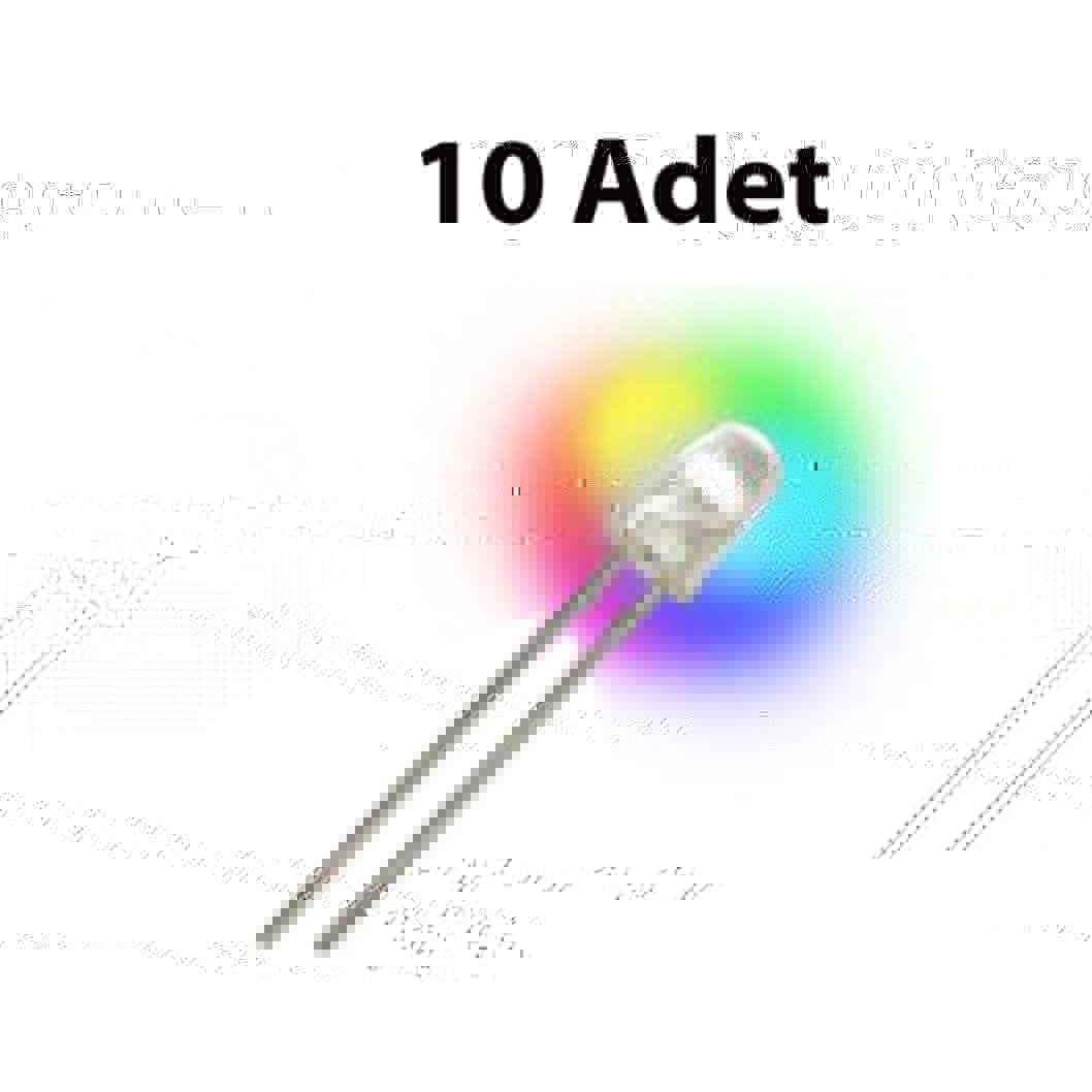 5mm FLAŞÖR RGB LED (2 BACAKLI)
