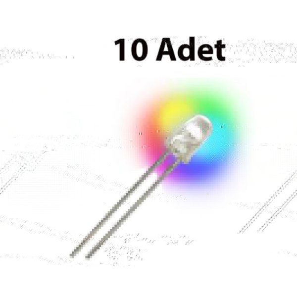 5mm FLAŞÖR RGB LED (2 BACAKLI)